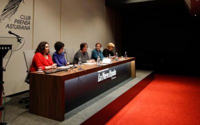 Dra. Ángeles G. Borrego en La Nueva España con motivo de la celebración de la Mesa Redonda «La ciencia sí es cosa de chicas»