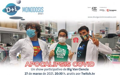 ‘Apocalipsis Covid’ es el nuevo espectáculo de humor de Big Van Ciencia, que se estrena en directo por Twitch.tv